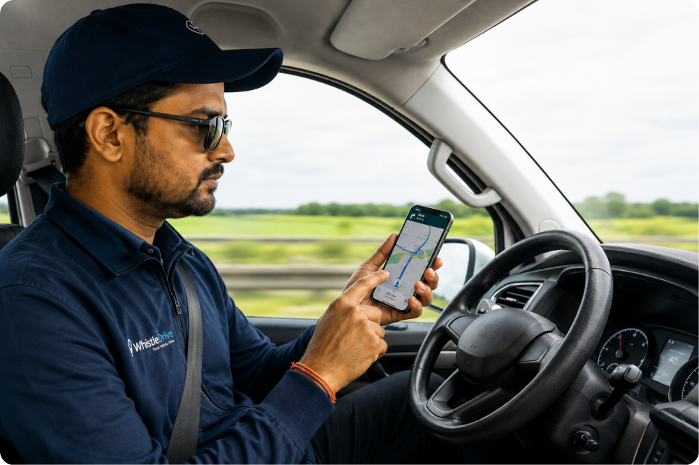 WhistleOS Driver App